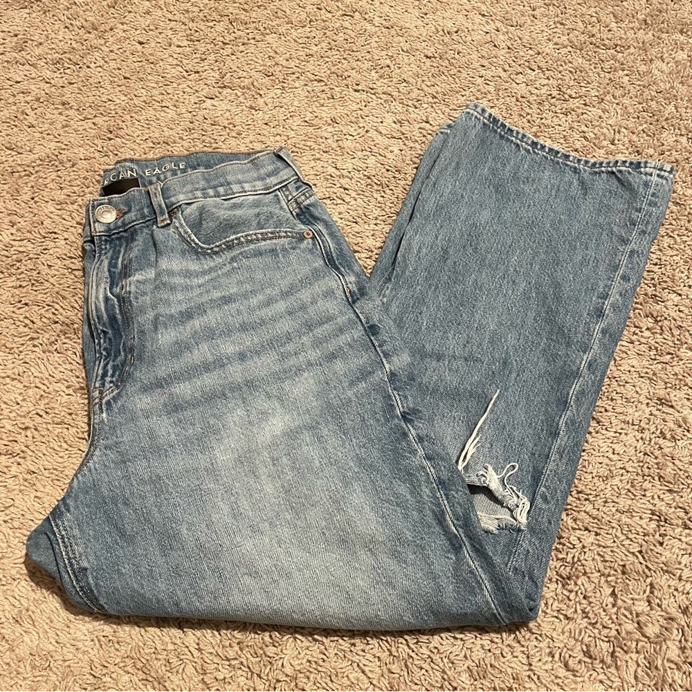 American Eagle Outfitters Light Blue Flare Jeans